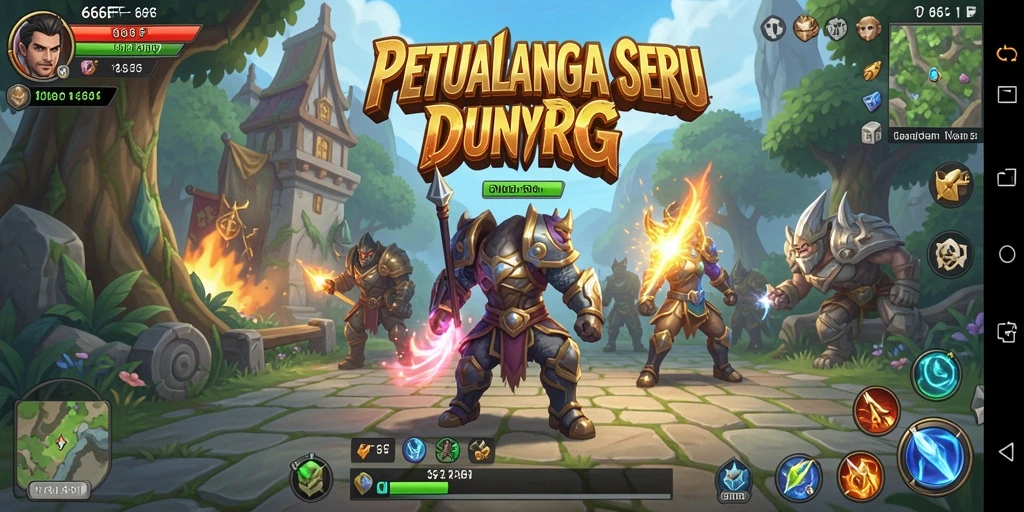 Tampilan gameplay seru dan mendebarkan dalam 666FF.