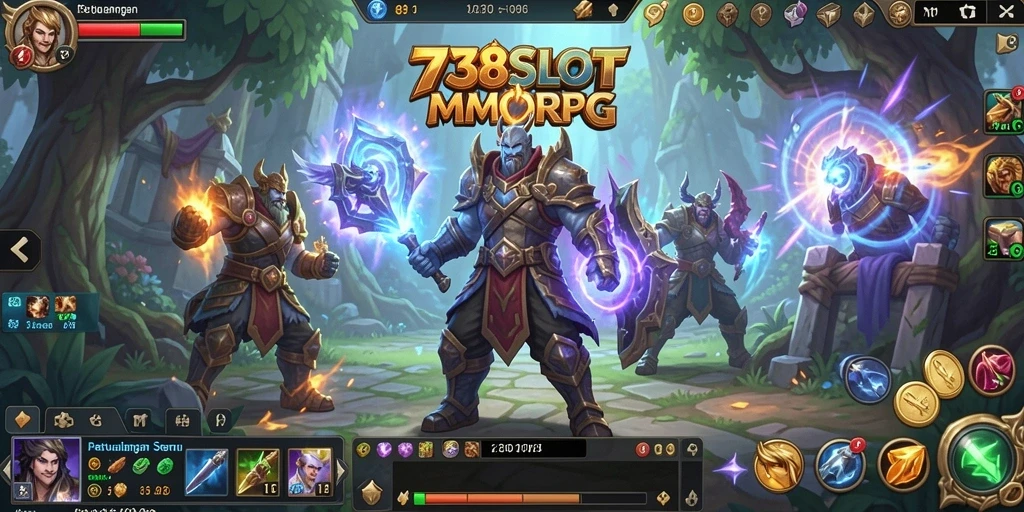Screenshot gameplay 738SLOT menunjukkan aksi seru dan interaksi antar pemain.