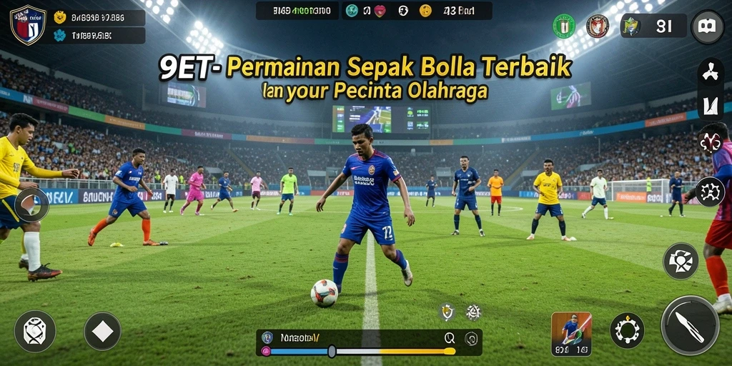 Tampilan gameplay <strong>9ET</strong> yang menampilkan aksi sepak bola yang seru dan mendebarkan.