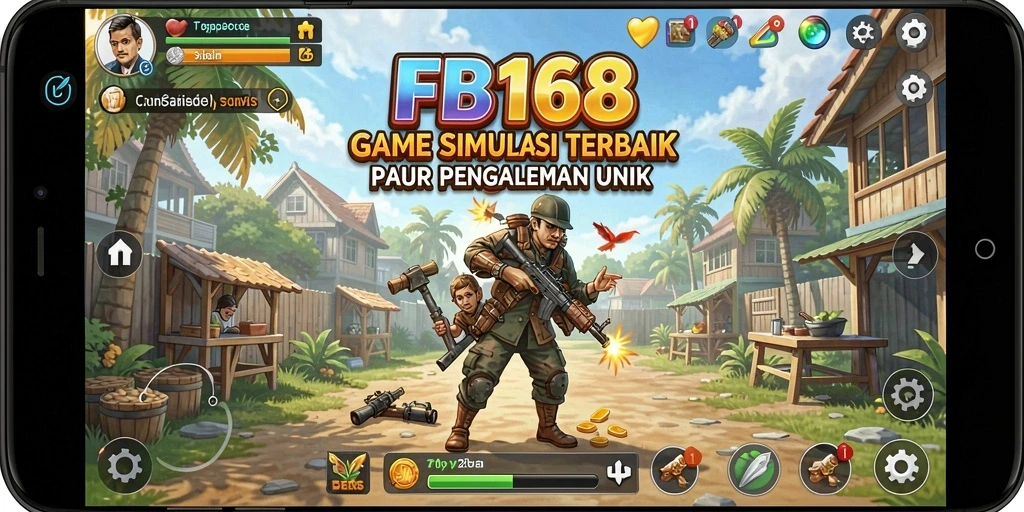 Tampilan gameplay FB168 yang mendalam dan interaktif.