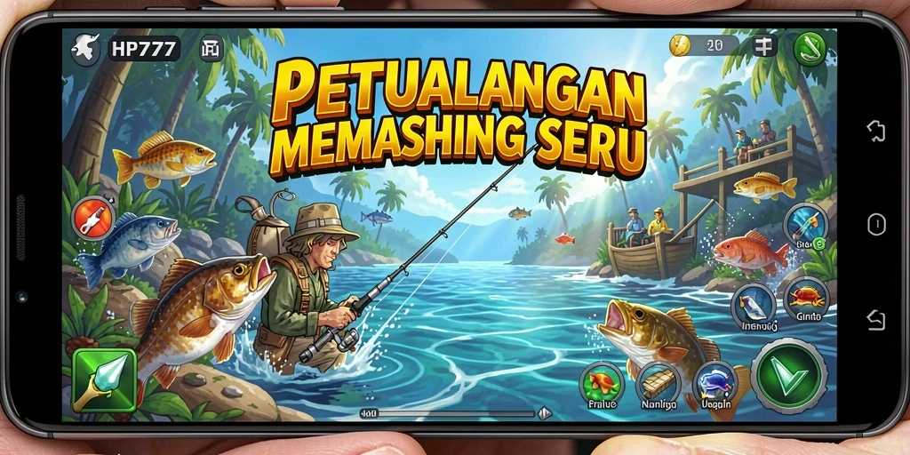 Tangkapan ikan yang mengesankan dalam HP777, nikmati gameplay seru!