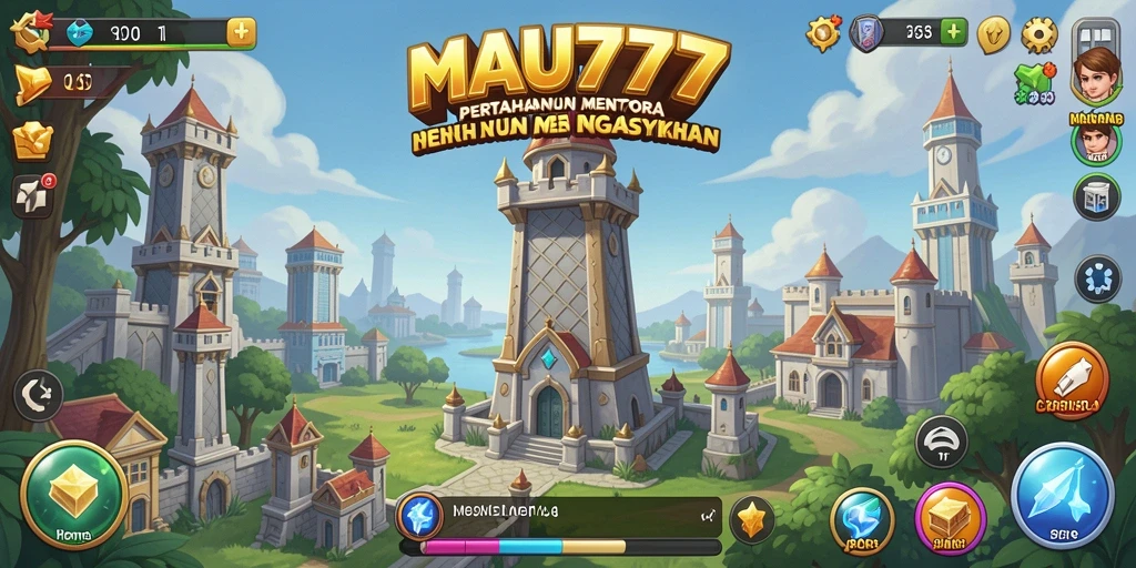 Tangkapan layar MAU777 menunjukkan aksi seru dalam pertahanan menara.