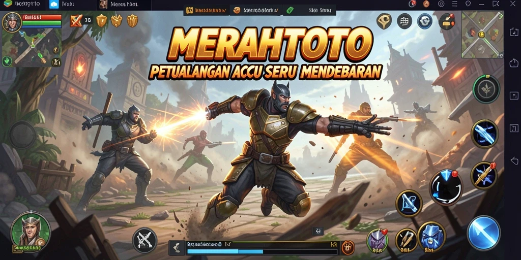 Tampilan permainan MERAHTOTO yang penuh aksi dan seru.