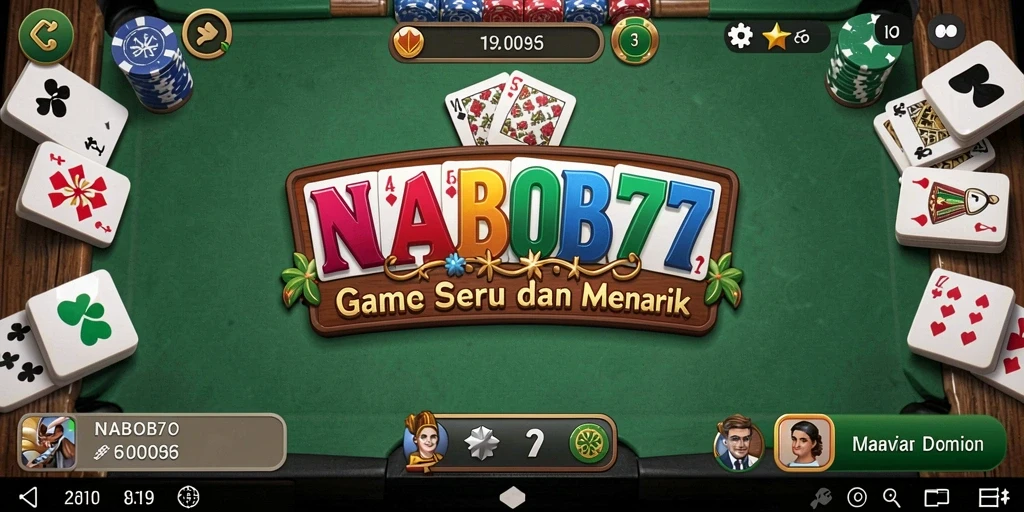 Screenshot gameplay NABOB77 yang menunjukkan keseruan bermain Domino.