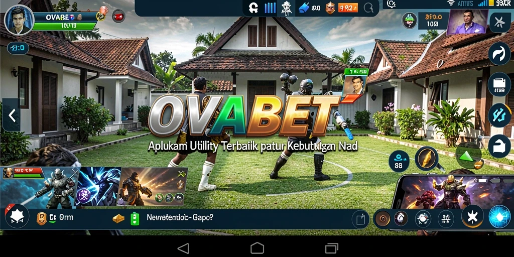 Tampilan antarmuka modern dan intuitif dari OVABET.