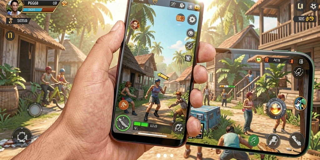 Screenshot PGG68 menampilkan gameplay menarik dari simulasi kehidupan.