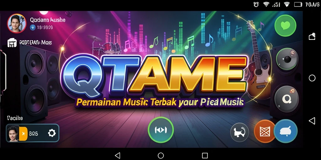 Tampilan gameplay QTGAME yang seru dan interaktif.