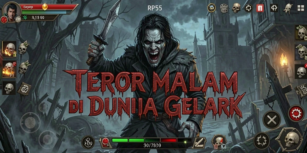 Gameplay RP55 dengan atmosfer Horror yang mencekam.