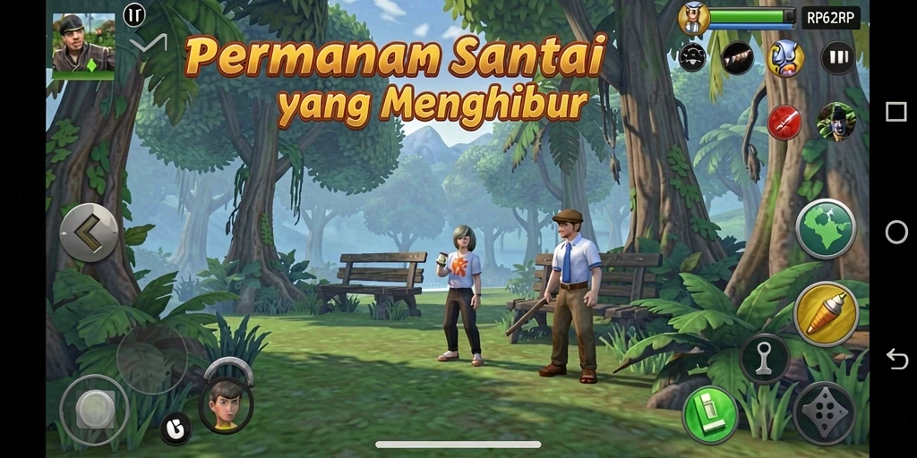 Tampilan gameplay menakjubkan dari RP62RP yang mengasyikkan.