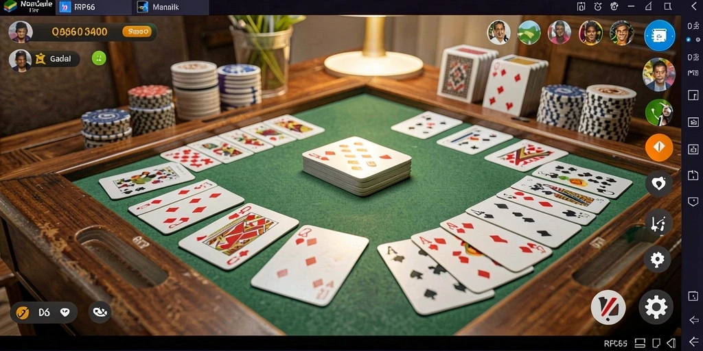 Tampilan gameplay Gaple yang seru dan interaktif di RP66.