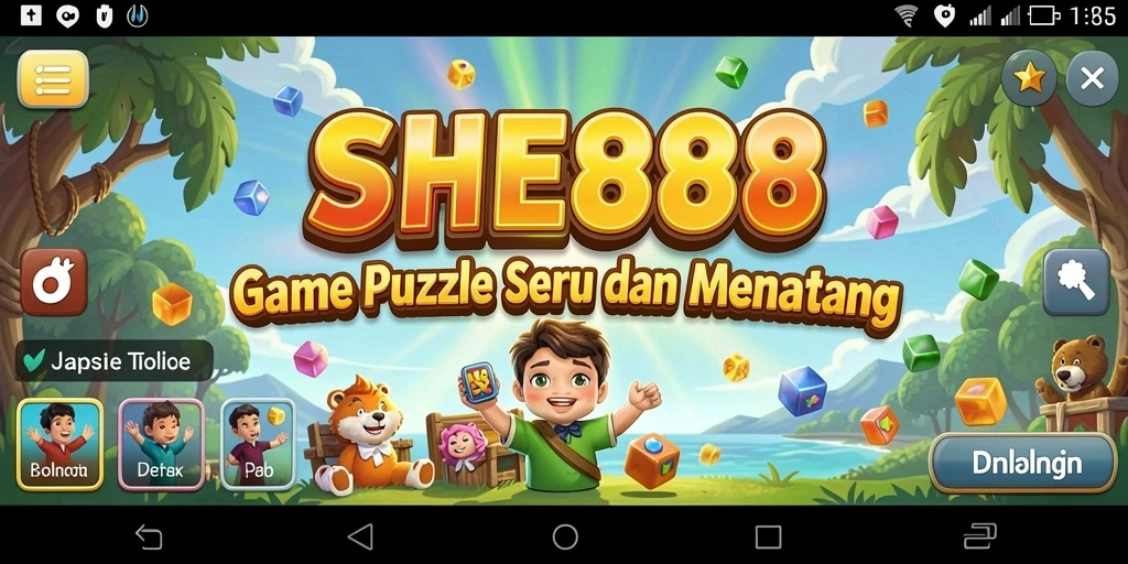 Tampilan gameplay SHE888 yang menarik dan menantang!