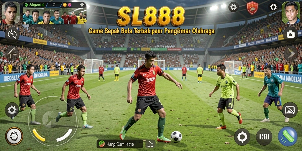 Menampilkan gameplay seru dalam SL888 dengan aksi sepak bola yang menakjubkan.
