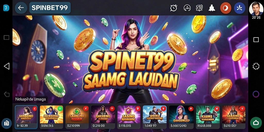 Tampilan gameplay menarik di SPINBET99 dengan jackpot menggiurkan.