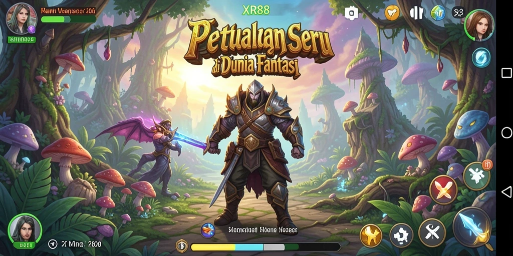 Tangkapan layar dari gameplay XR88 yang penuh aksi dan petualangan.